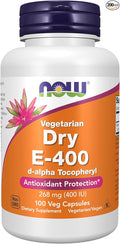 NOW Foods Vitamin E-400 Dry - 100 Caps (2 Pack)