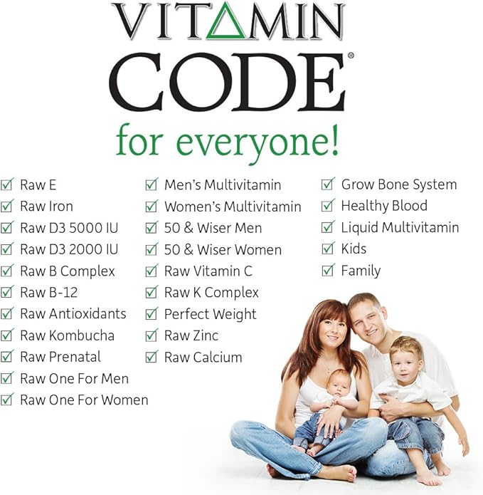 Garden of Life Raw Calcium Supplement for Women and Men - Vitamin Code Made from Whole Foods with Magnesium K2 Vitamin D3 and Vitamin C Plus Probiotics for Digestion 60 Capsules