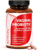 HerAure Vaginal Probiotics for Women - pH Balance Healthy Vaginal Odor Vaginal Flora Yeast Balance Women Probiotics and Prebiotics Immune Support - Prebiotics &amp Lactobacillus Probiotic60CT