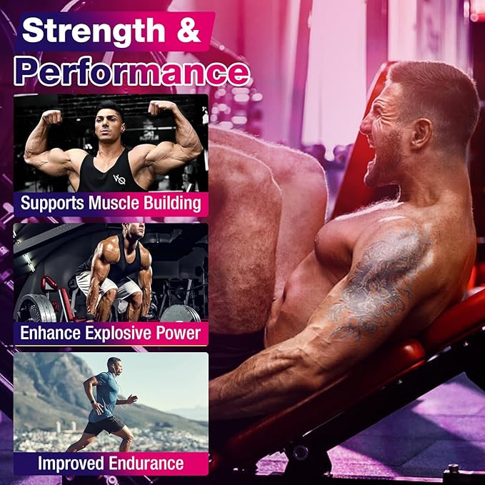 Creatine Monohydrate Gummies Complex 8500 MG for Men &amp Women Creatine Monohydrate Supplement 120 Chews
