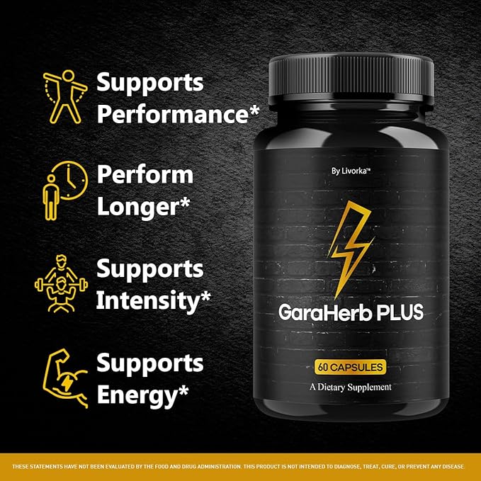 (3 Pack) GaraHerb Plus Capsules - Official Pills Advanced Supplement Support - Maximum Strength Natural Gara Herb Plus for Overall Health &amp Wellness Reviews 180 Capsules for 3 Months