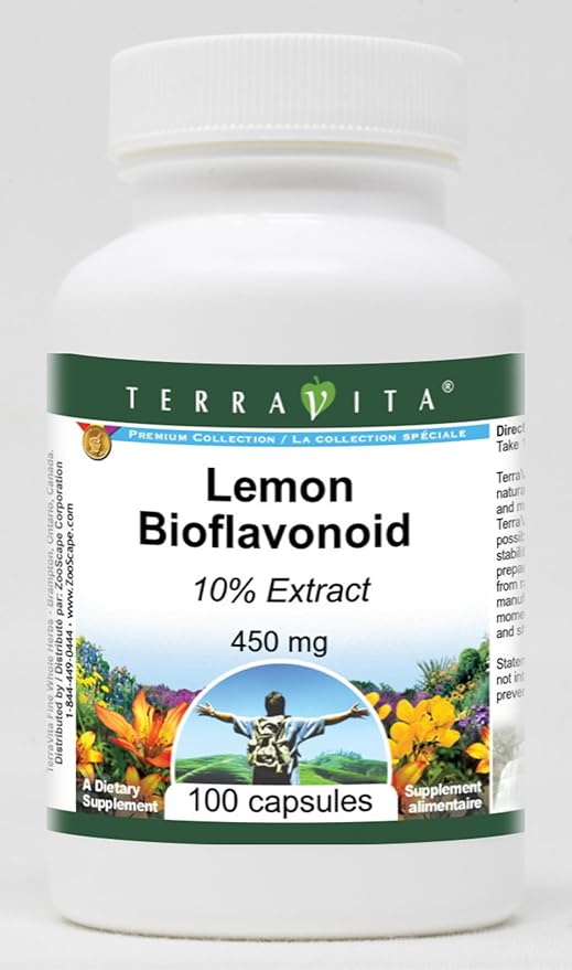 Lemon Bioflavonoid 10% - 450 mg (100 Capsules ZIN: 520662) - 3 Pack