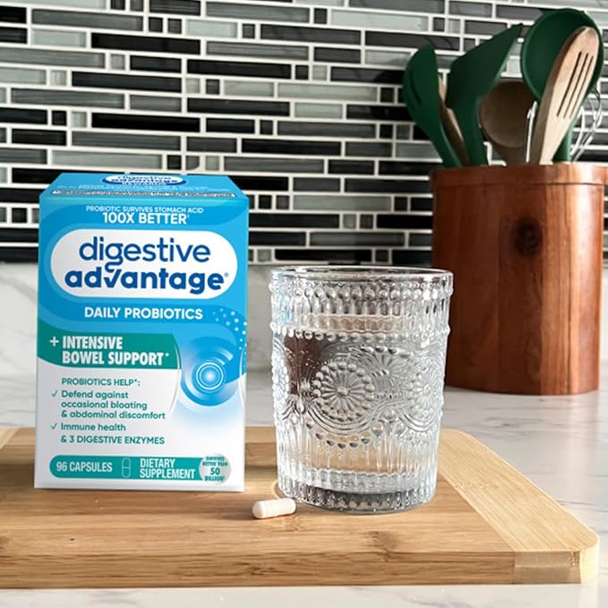 Digestive Advantage Intensive Bowel Support 96 Capsules (Pack of 3)