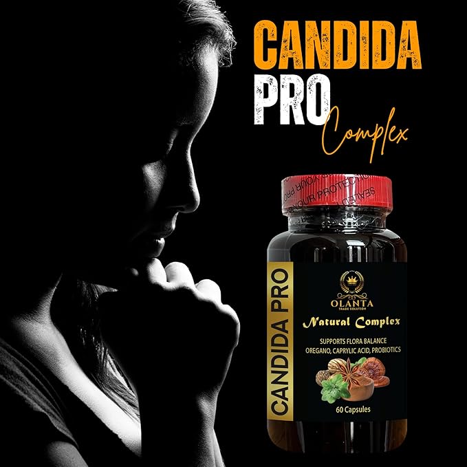 Candida Support Supplement - Digestive aid Pills Supports Healthy Intestinal Flora &amp Immune System Support with Digestive Enzymes - 2 Bottles 120 Capsules
