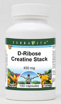 D-Ribose Creatine Stack - 450 mg (100 Capsules ZIN: 513915)
