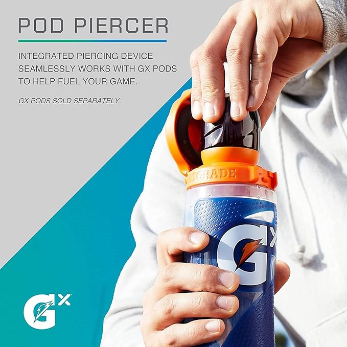Gatorade Gx BottleMomentum Neon Blue(Pack of 6)