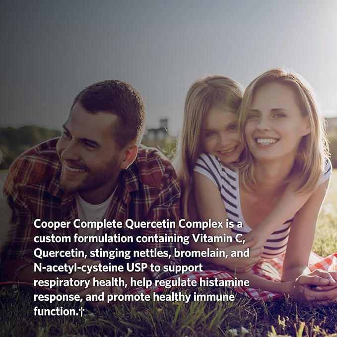 Cooper Complete Quercetin Complex 120 Capsules with Stinging Nettles Bromelain and Vitamin C Immune Support†