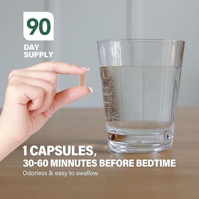 100% Pure Herbal Capsules Kava Extract for Calming Support Peaceful Sleep Support &amp Relaxation Support. 90Capsules