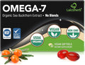 Organic Omega 7 Sea Buckthorn Oil Capsules - Omega 7 3-6-9 Supplements for Skin Eye Hair &amp Nail Health Hydration &amp Wellness SupportUSDA-Certified 30 Softgels Travel-Friendly