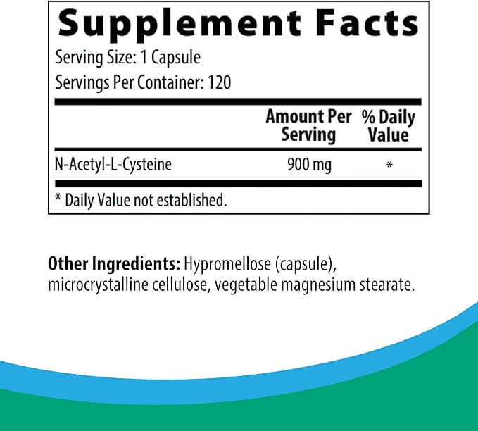 Rootcology by Dr. Izabella Wentz | Pure N-Acetyl Cysteine | (NAC) 900mg | 120 Capsules