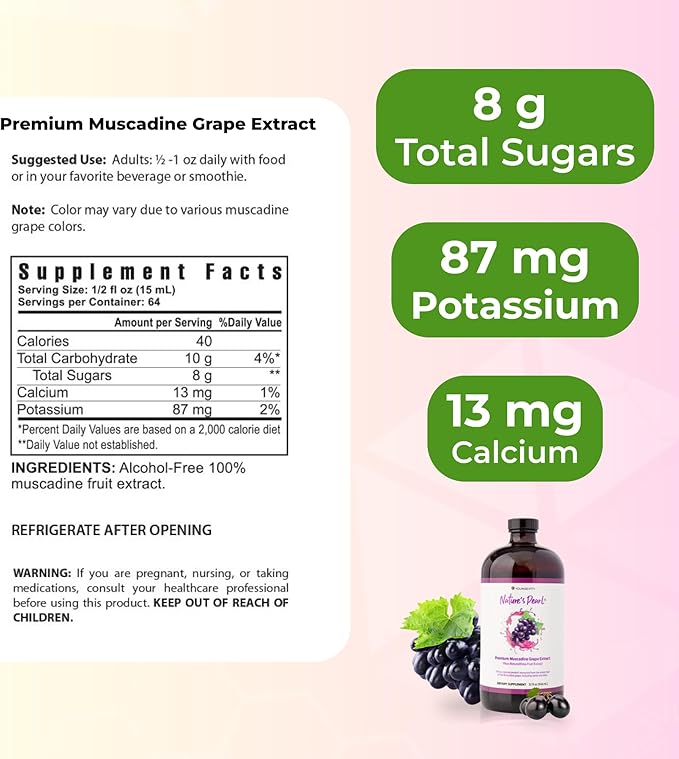 Youngevity Nature's Pearl Premium Muscadine Grape Extract Herbal Supplement Gluten Free