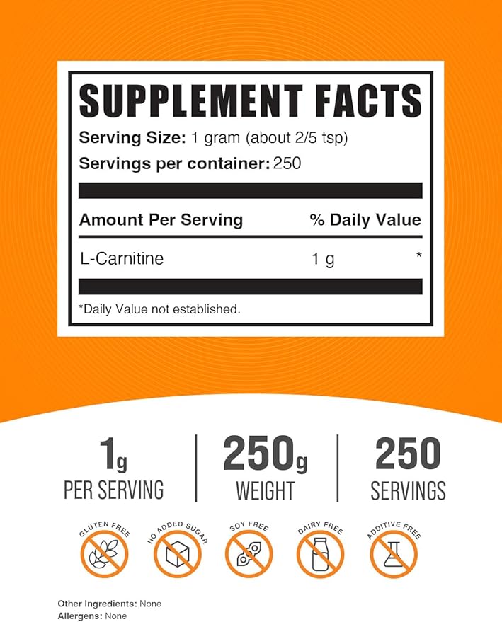 BulkSupplements L-Glutamine 500g + L-Carnitine 250g Bundle