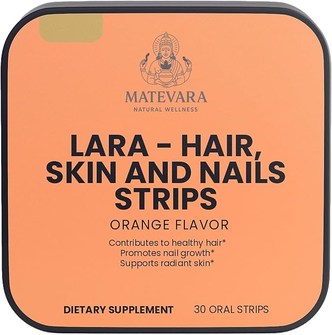 Lara Oral Strips for Hair Skin &amp Nails Nutritional Support | 30 Count