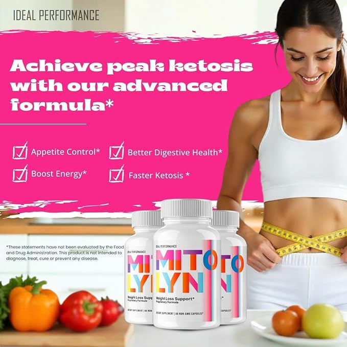 Mitolyn Weight Loss Pills Mitolyn Reviews Advanced Formula - Mitolyn Capsules Dietary Supplement for Maximum Strength All Natural Keto Pills Mitolyn Capsules Mito lyn Pills Reviews (3 Pack)
