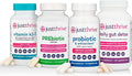 Just Thrive Core Health Complete Capsules Bundle – Probiotic PREbiotic Daily Gut Detox and Vitamin K2-7– Advanced Digestive Detox and Circulatory Support for Complete Body Wellness