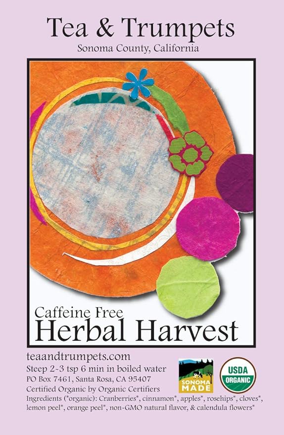 USDA Organic Herbal Harvest Loose Leaf Herbal Fruit Tea - 4 oz