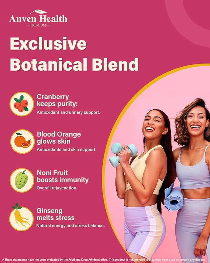 Probiotics and Prebiotics for Women pH Balance &amp Digestive Health - 60 Billion Vaginal Probiotic with Cranberry &amp D-Mannose for Gut Urinary Immune Health Vegan &amp Non-GMO | 270 Capsules