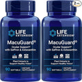 Life Extension MacuGuard 90 softgels (Pack of 2) with Saffron &amp Astaxanthin