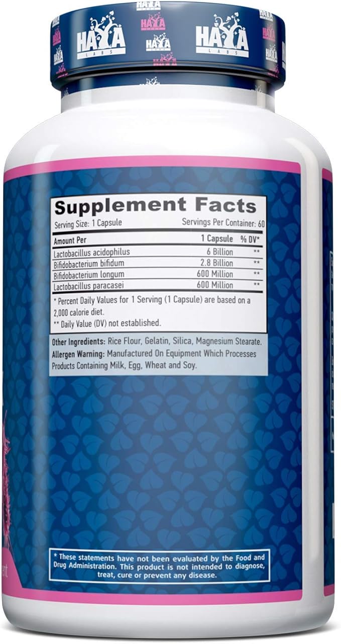10 Billion Acidophilus &amp Bifidus Probiotic Complex / 60caps.