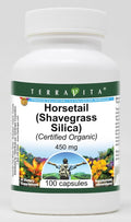 Horsetail (Shavegrass Silica) (Certified Organic) - 450 mg (100 Capsules ZIN: 518602)