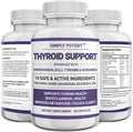 Simply Potent Thyroid Support &amp Adrenal Support Supplement 2-in-1 Natural Formula with Iodine &amp Ashwagandha for Energy Metabolism Focus for Women &amp Men 60 Caps