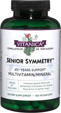 Vitanica Senior Symmetry 65 Years and Up Multivitamins and Minerals Vegan 180 Capsules
