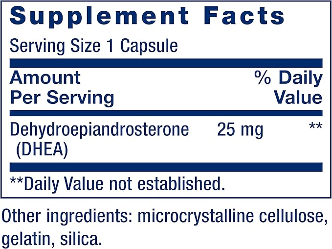 Life Extension N-Acetyl-L-Cysteine (NAC) Immune Respiratory &amp DHEA 25 mg – Supplement for Hormone Balance Immune Support Sexual Health Bone &amp Cardiovascular Health