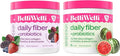 Belli Welli Daily Fiber Supplement Bundle with Collagen Probiotics &amp Electrolytes – Wild Berry &amp Watermelon Flavors – Supports Digestive Health Gut Balance &amp Debloating – 32 Servings Tot