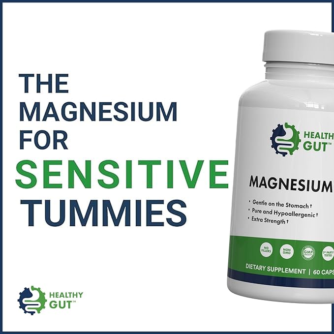 Healthy Gut HoloZyme Digestive Enzymes 180 Capsules and Magnesium-HP 60 Capsules