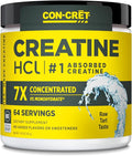 CON-CRET Creatine HCl Powder | Muscle Cognitive Cellular Energy Support | No Bloating or Cramps | USA Made &amp NSF Certified | Unflavored (64 Serving)