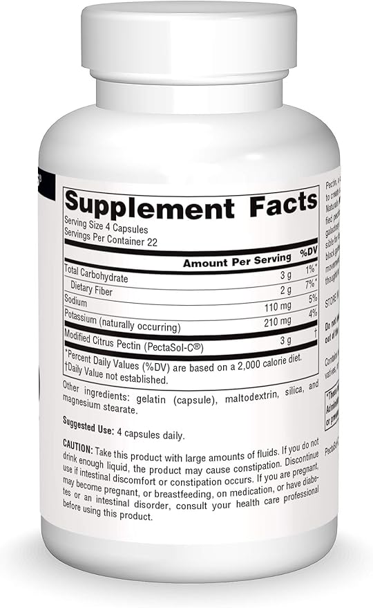 Source Naturals PectImmune Modified Citrus Pectin For Cellular Immune Health* 750 mg - 90 Capsules