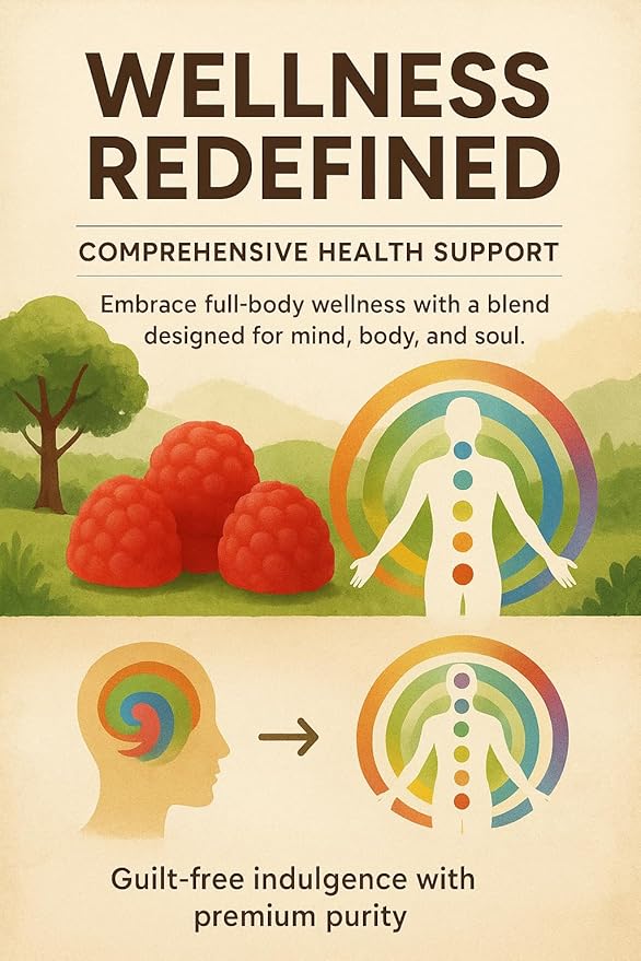 Sugar Free Methylene Blue Gummies Supplement with L-Theanine DIM Myo-Inositol D-Chrio Choline DHA for Mental Clarity Focus Brain Memory Cognitive Support Vitality Performance Neuroprotection