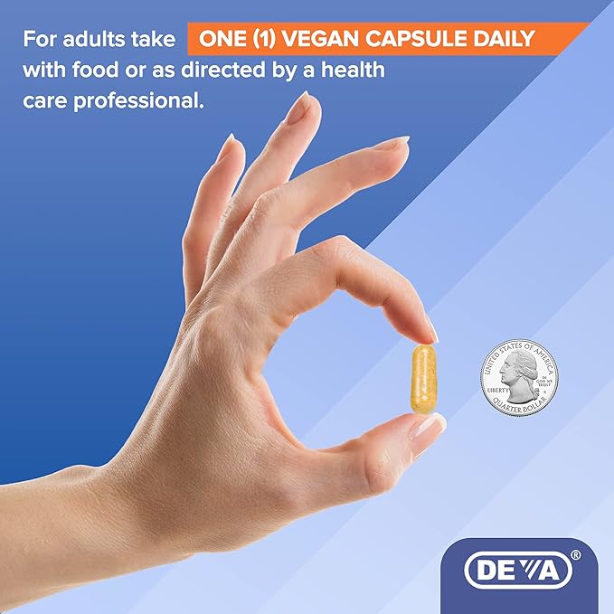Deva Vegan Vitamins Digestive Enzymes Plus Supplement - A Unique Blend of Enzymes &amp Herbs - 90 Capsules 1-Pack