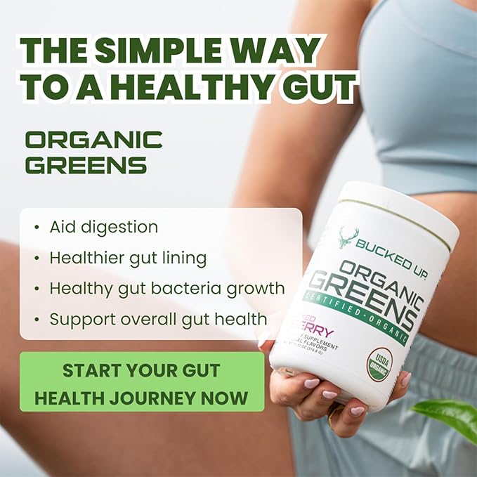 Greens Superfood Powder Mixed Berry | 8 Most Essential Mixed Greens | Certified 100% Organic | Chlorella Spinach Kale Spirulina Alfalfa Broccoli Wheat Grass &amp Barley Grass | 30 SERV | 11.17