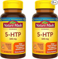 Nature Made Chewable 5HTP 100mg 5-HTP Mood Support Supplement 30 5 HTP Chewable Tablets 30 Day Supply (Pack of 2)