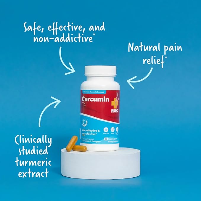 Redd Remedies Curcumin T4 Advanced Turmeric Formula 60 Vegan Capsules