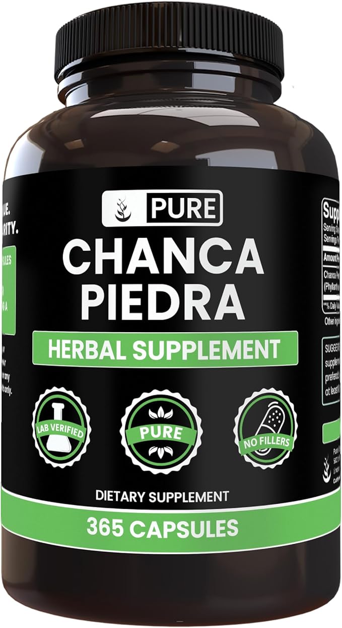 Pure Original Ingredients Chanca Piedra (365 Capsules) No Magnesium Or Rice Fillers Always Pure Lab Verified