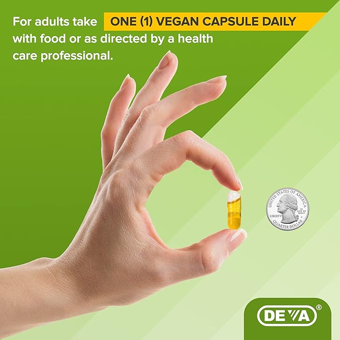 Deva Vegan Nutrition Black Cumin Seed Oil Cold-Pressed Unrefined 90 Capsules (Pack of 3)