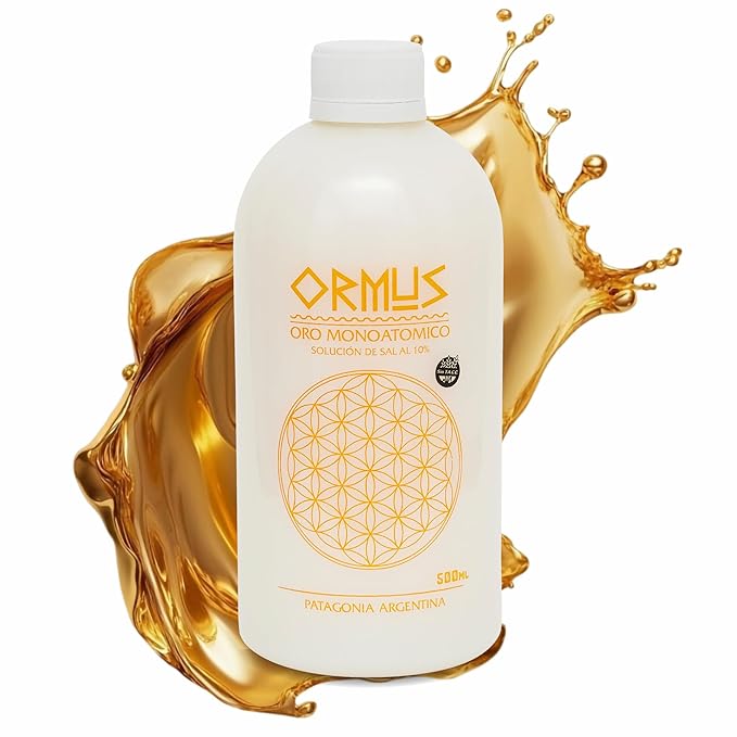 500ml ORMUS PATAGONIA ARGENTINA - Pure Ormus Monoatomic Gold Liquid Minerals Supplements for Energy Mental Focus and Rejuvenation Enhance Stamina Vitality and Mental Clarity