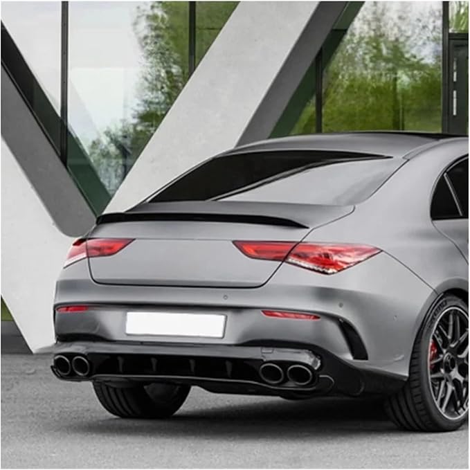 Compatible with Mercedes Benz CLA Class C118 W118 X118 Rear Boot Trunk Spoiler Wing CLA180 200 220 250 CLA35 CLA45 AMG 2020 2021 2022 2023 Glossy Black lianhgq824620iqih33