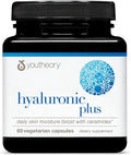 Youtheory Hyaluronic Plus - Hyaluronic Acid Supplement with Ceramides Vitamin C Biotin &amp More - Supports Healthy Skin* - 60 Vegetarian Capsules