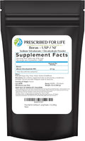 Prescribed for Life Borax Powder Pure USP NF Grade All Natural Sodium Borate Powder Household Laundry Booster Slime Activator &amp Multipurpose Cleaning Powder (12oz / 340g)