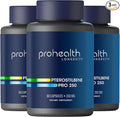 Pterostilbene Supplement (250mg 60 Capsules) | Clinically Proven Third-Party Tested Antioxidant for Heart &amp Brain Health | Activates Longevity Genes (3 Pack)