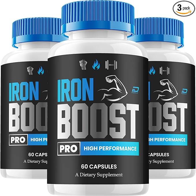 (3 Pack) Iron Boost Pro for Men Capsules – IronBoost Pro Energy Vitamin Complex