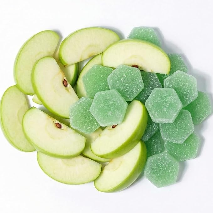 Create Creatine Monohydrate Gummies for Men &amp Women Boost Focus Strength and Endurance Anti-Melting Formula Vegan Gluten-Free Non-GMO 1.5g of Creatine per Gummy (Sour Green Apple)