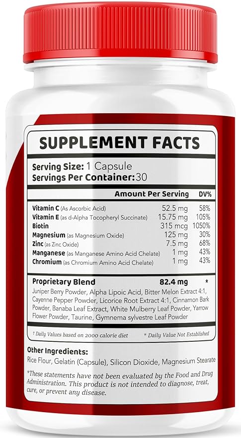 (2 Pack) Glucocyn - Glucocyn Capsules Glycogen Support Official Gluco Cyn Supplement Pills Health &amp Wellness All Natural Ingredients Glucosyn Plus Premium Advanced Formula 60 Capsules for 2 Mon
