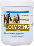 SmartEquine Poly Zinc Powder | Zinc Supplement for Horses | Hoof Care Vitamins and Minerals | Supports Bone and Hoof Wellness | Equine Skin Coat Supplement | 1 lb