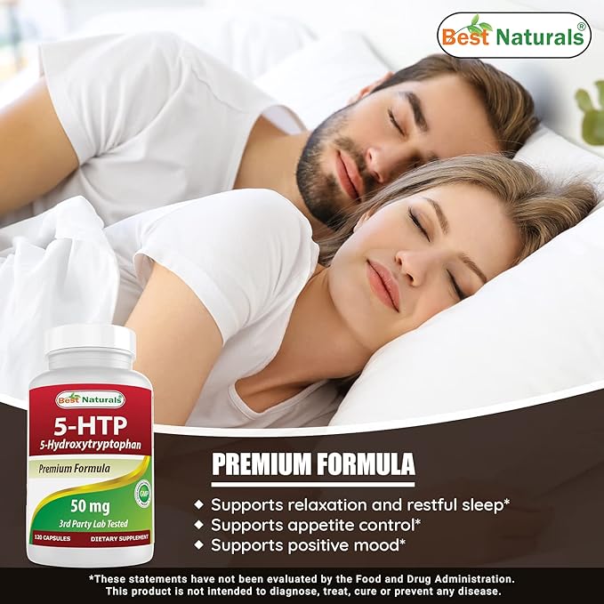Best Naturals 5-HTP 50 mg &amp NAC - N Acetyl Cysteine 600 mg