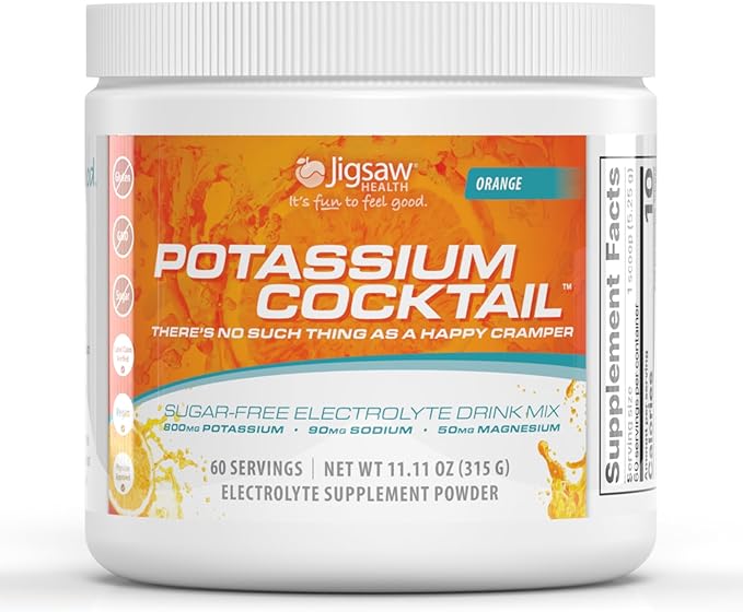 Jigsaw Health Bundle | Adrenal Cocktail 60 Servings (Jar) and Potassium Cocktail (Orange) 60 Servings (Jar)