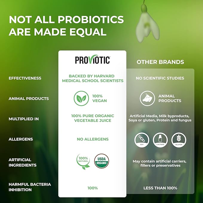 for Kids Naturally Vegan Certified Organic Bio 10 Packets Probiotic Powder 100% Organic Born in Flower GMO Free ALLERGEN Free Sugar Free